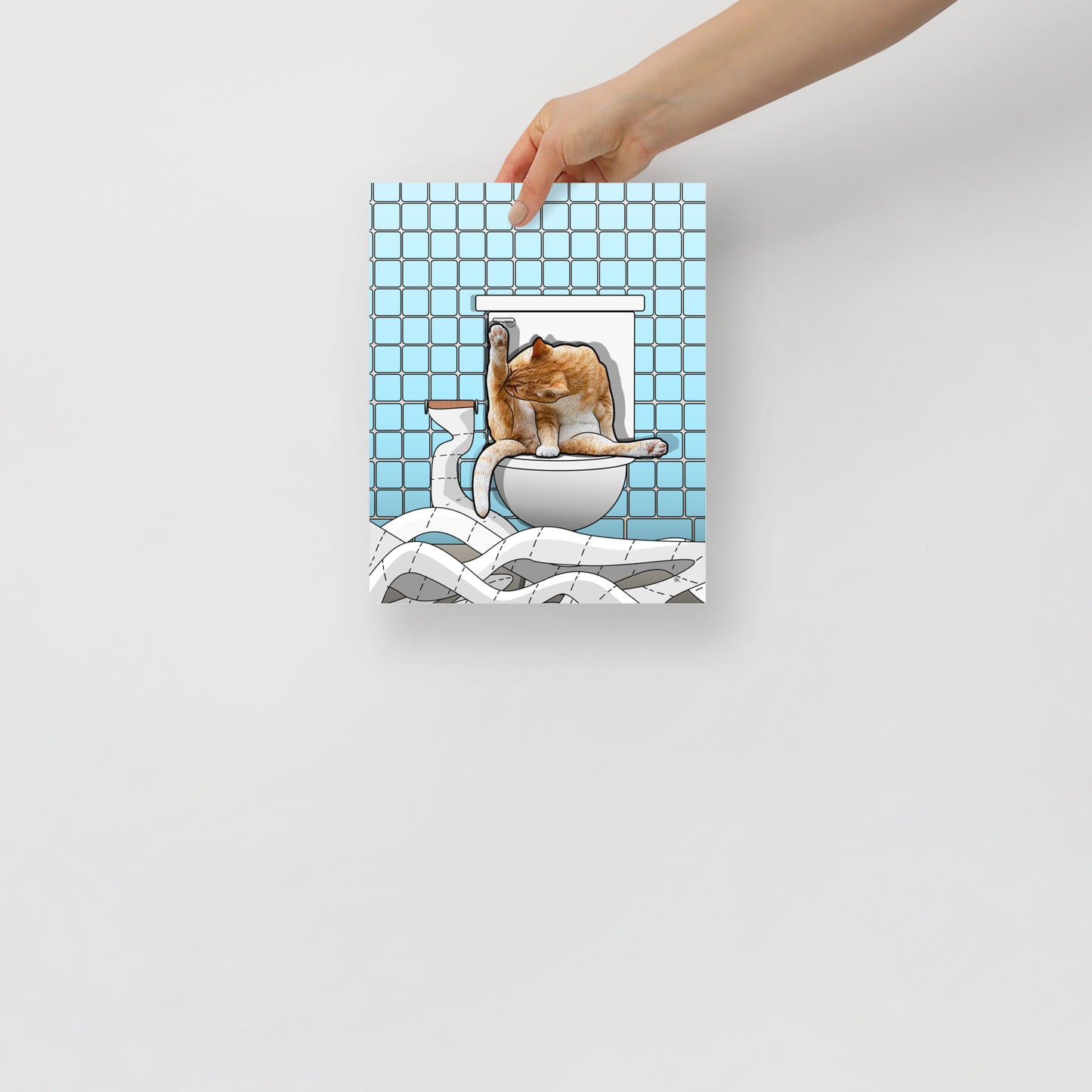 Toilet Cat II Poster