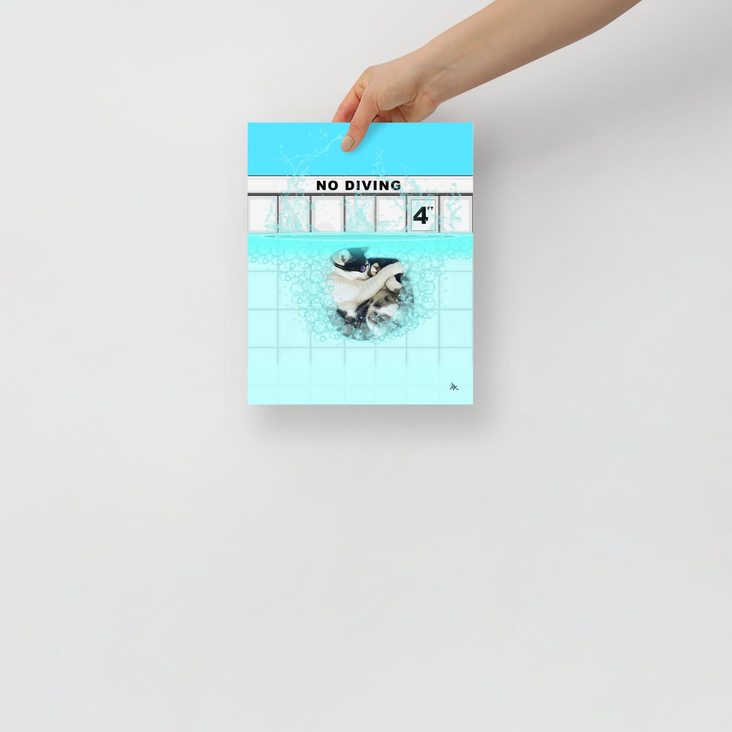 Cannonball Cat Poster