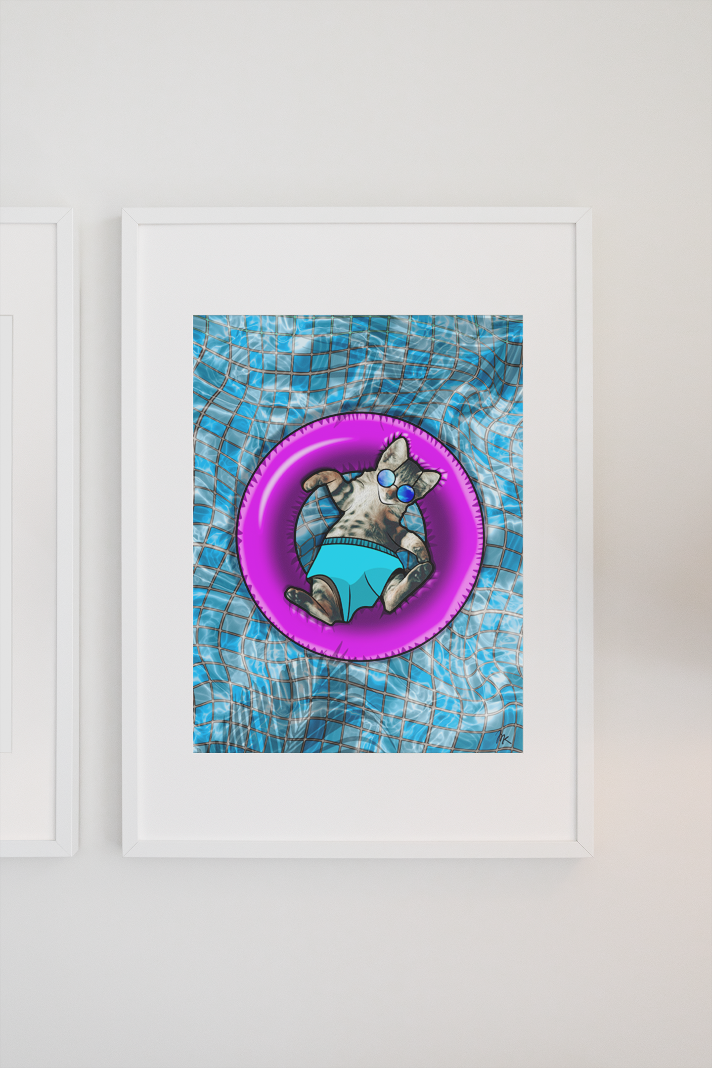 Pool Kitten Poster